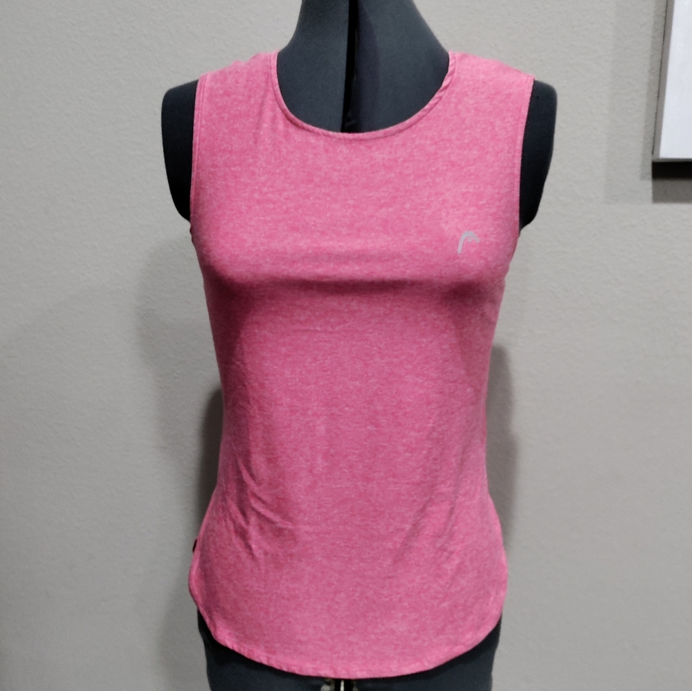 Head women's heathered pink sports tank size Small
